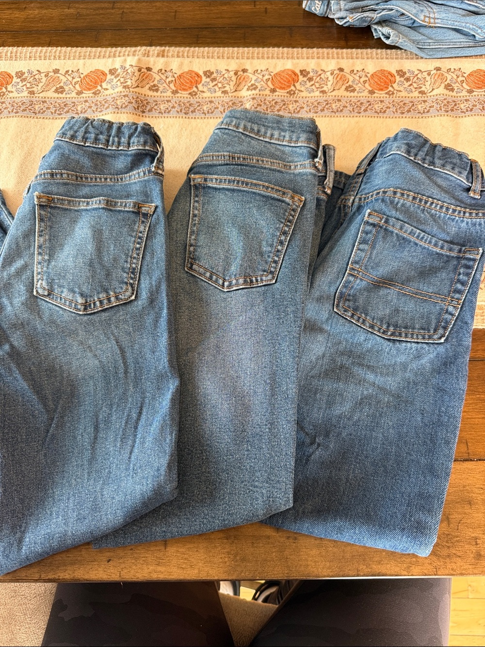 Old Navy Light Blue Kids' Stretch Denim Jeans Trio